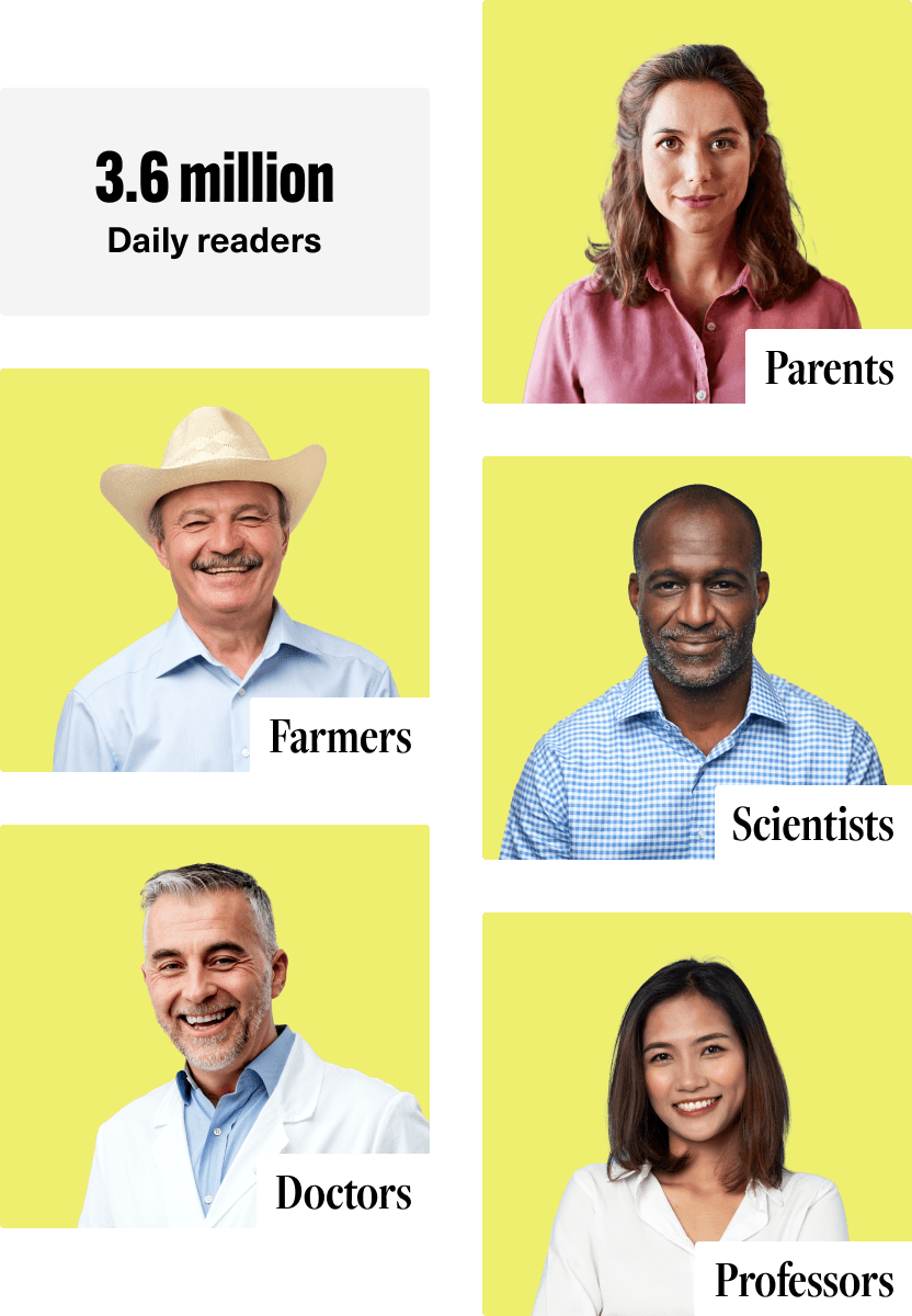 A mosaic of people who represent different professions